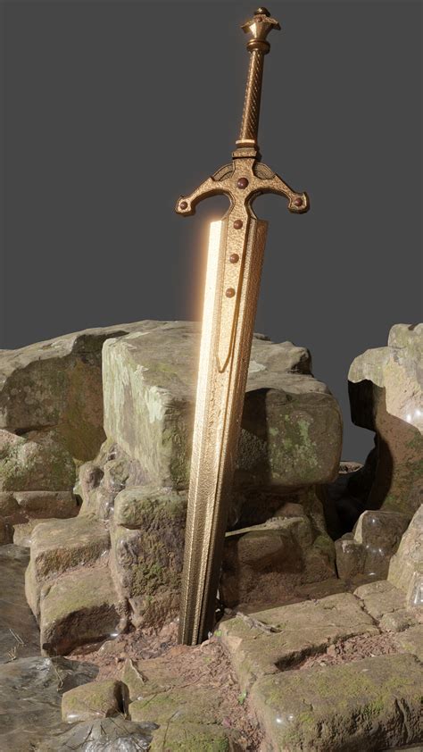 ArtStation - [Model Design]Ordovis's Greatsword