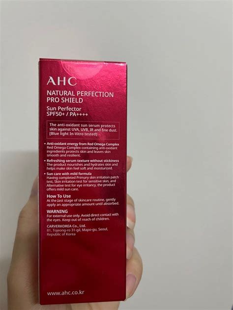 AHC Sunscreen SPF50+ PA++++ 40ml, Beauty & Personal Care, Face, Face ...