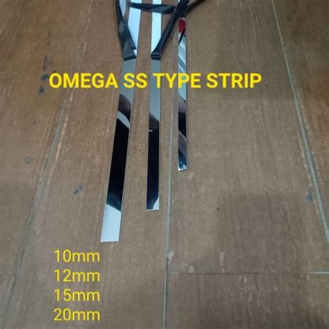 Jual Plat Strip Mirror 100mmx305cm T08mm Omega List Lis Stainless