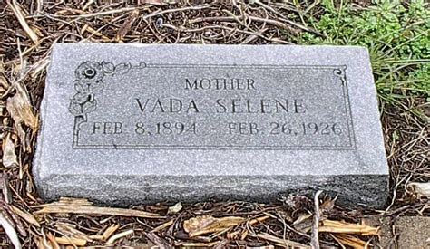 Vada Selene Slack Craghead 1894 1926 Monumento Find A Grave