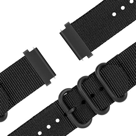 Polar Ignite Nylon Schnallenband Schwarz Smartwatcharmbaender De