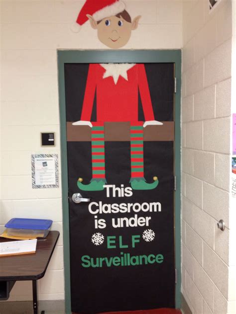 Elf On Shelf Door Decorating Contest Christmas Door Decorating Contest Diy Christmas Door