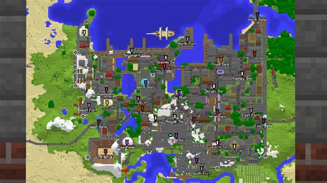 Map of Imperial City - Minecraft: Alpha