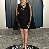 Martha Stewart Black Dress Vanity Fair Oscars Party 2020 | POPSUGAR Fashion