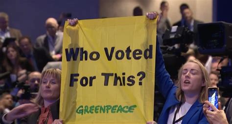 Liz Truss Conference Speech Disrupted By Greenpeace Activists The Big