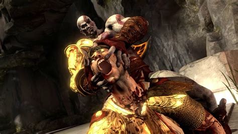 God Of War Remastered Kratos Vs Helios Boss Fight Youtube