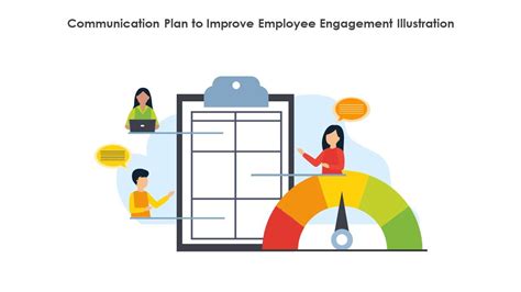 Communication Plan To Improve Employee Engagement Illustration PPT ...