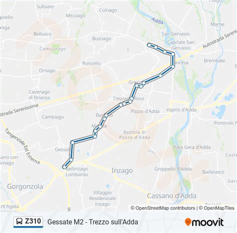 Linea Z310 Orari Fermate E Mappe Gessate M2 Aggiornato