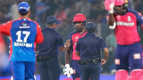 Ipl 2024 Watch Sanju Samson’s Dismissal By Tv Umpire Sparks Controversy In Dc Vs Rr Match Ipl