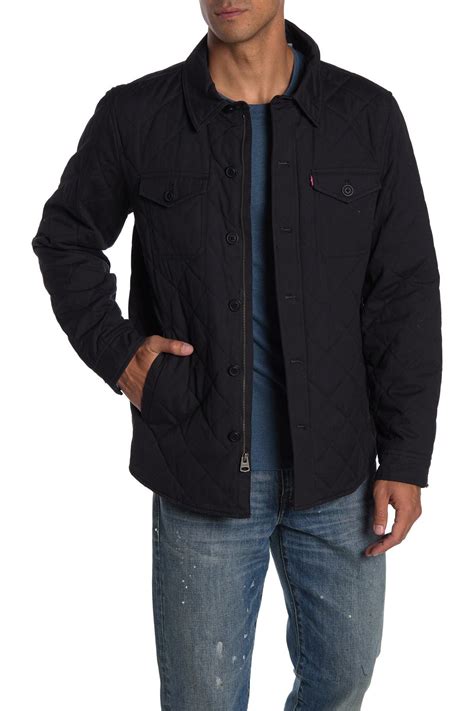 Levis Diamond Quilted Shirt Jacket Nordstrom Rack