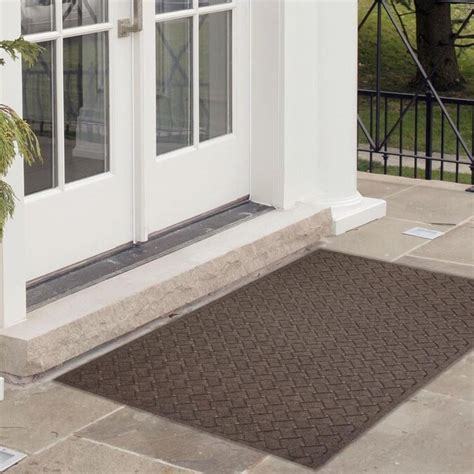 Mohawk Home Basketweave 3 Ft X 5 Ft Brown Rectangular Outdoor Door Mat