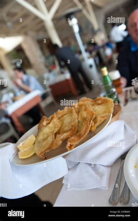 Tradition Tunisian Snack Of Brik Served At The Restaurant Haroun Houmt