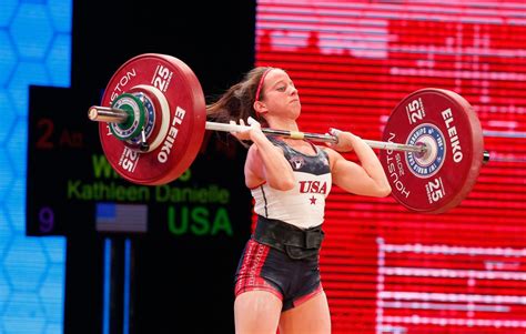 Female Weightlifters Battle For Gold At Houston Event La Voz