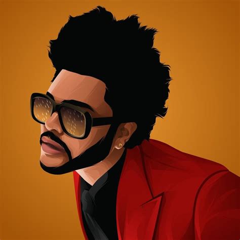 The Weeknd Realistic Vector Art The Weeknd Drawing The Weeknd Album Cover The Weeknd Poster