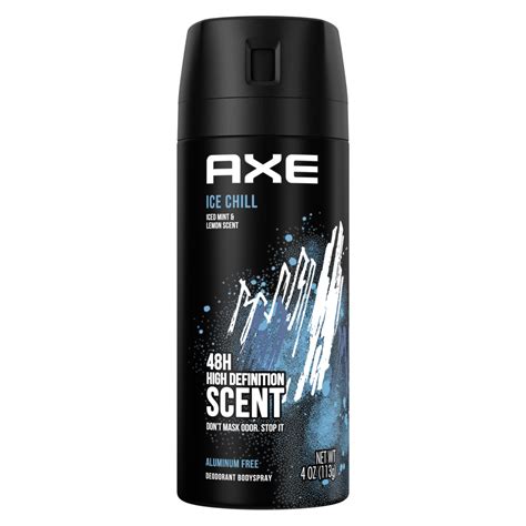 Axe 48h High Definition Scent Aluminum Free Deodorant Bodyspray Ice