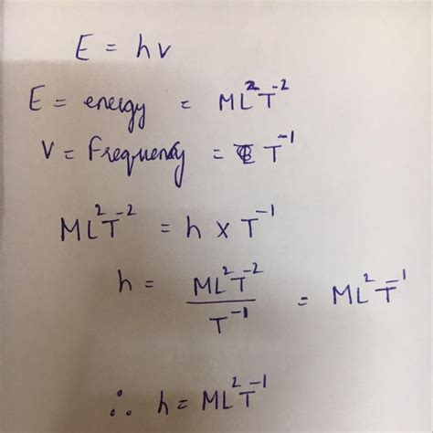 Plancks Constant Worksheet