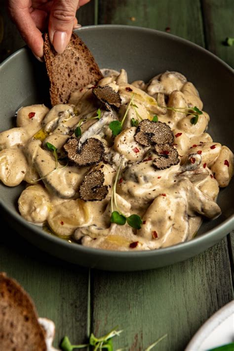 Creamy Vegan Black Truffle Gnocchi Teri Ann Carty