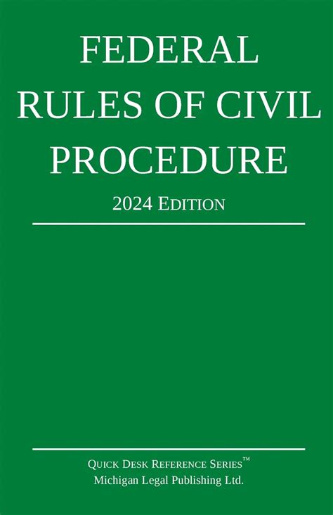 Table Of Contents 2024 Federal Rules Of Civil Procedure