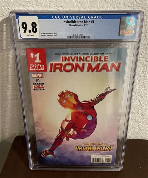 Invincible Iron Man 1 CGC 9 8 1st Cover App Of Riri Williams Ironheart