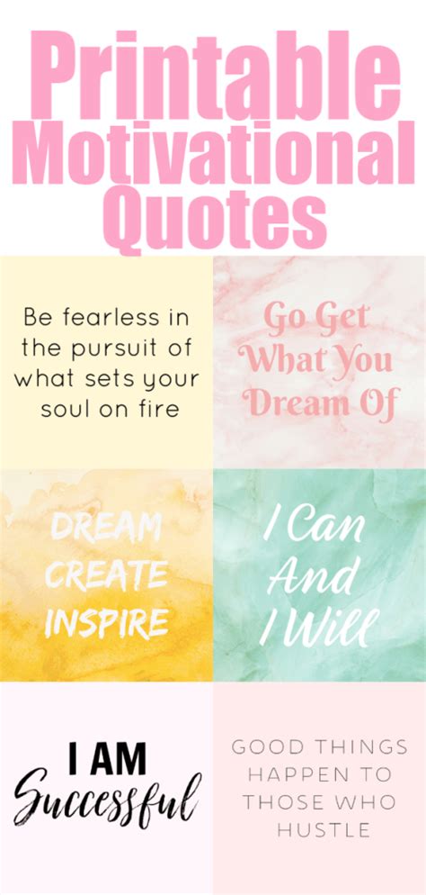 20 Printable Motivational Quotes For Your Vision Board The Clever Side