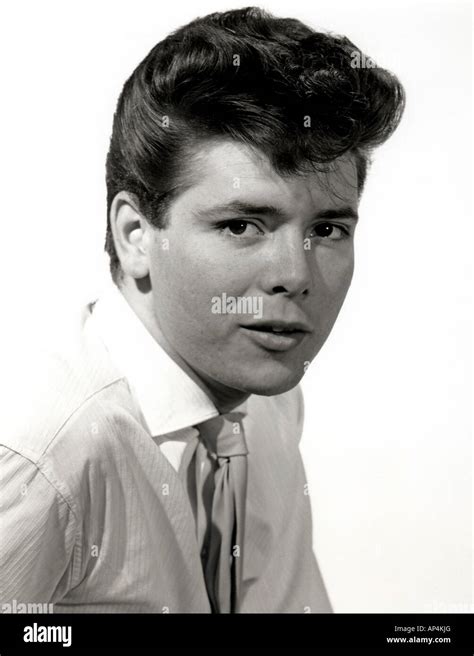 Cliff Richard Uk Pop Singer About 1960 With His Famous Hair Quiff