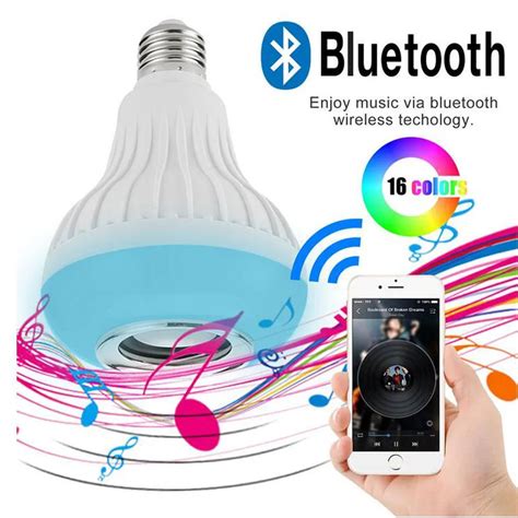 E27 Smart Rgb Rgbw Wireless Bluetooth Speaker Bulb Music Playing