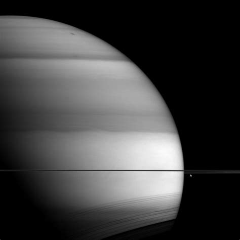 New Cassini Image Shows Methane in Saturn's Atmosphere