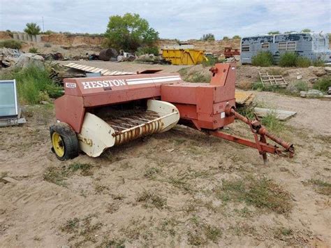 Hesston 4500 2 String Twine Baler Belen Nm Jandj Auctioneers Llc