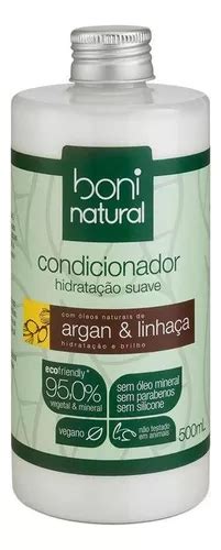 Condicionador Vegano Hidrata O Argan Boni Natural Ml Mercadolivre