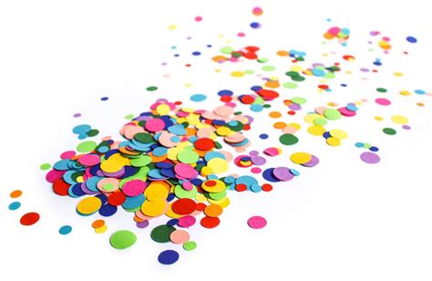 Biodegradable Rainbow Confetti Dots Bright Multi Coloured Etsy