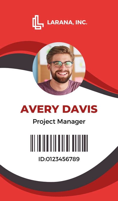 Free Customizable Professional Id Card Templates Canva