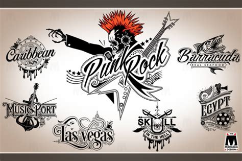 Design Punk Rock Vintage Logo By Michaeliadesign Fiverr