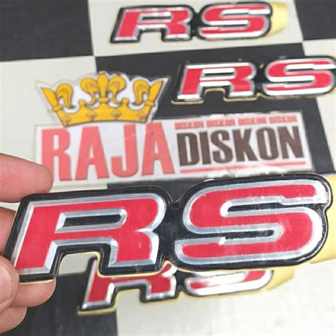 Jual Emblem Rs Brio Jazz Mobilio Logo Mobil Honda Depan Belakang Bagasi