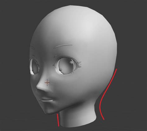 【第21回】blenderアニメ調人物モデリング講座首の作成2 Tonnyのblender研究ブログ