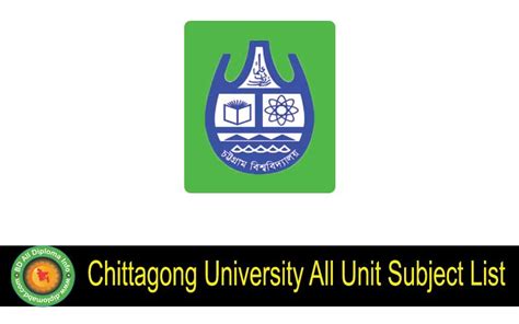 Chittagong University Subject list - All unit subject list of CU