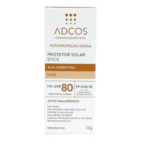 Adcos Stick Fps 80 Nude Protetor Solar 17g Shopee Brasil