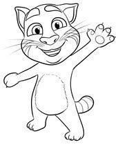 Dibujos De Talking Tom Para Colorear