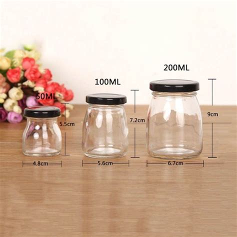 Jual Pudding Jar Botol Selai Kaca Tutup Metal Pasteurisasi 200Ml 105Pcs