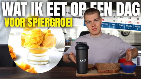 Realistische Wat Ik Eet Op Een Dag Voor Spiergroei Kcal G