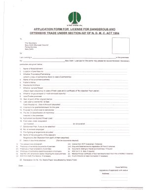 Fillable Online Ndmc Gov Bapplicationb Form For License For Dangerous