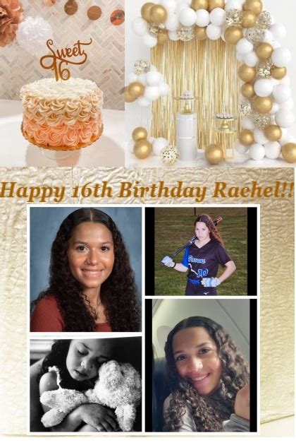 Happy 16th Birthday Rachel Art Collection Jacksondobe