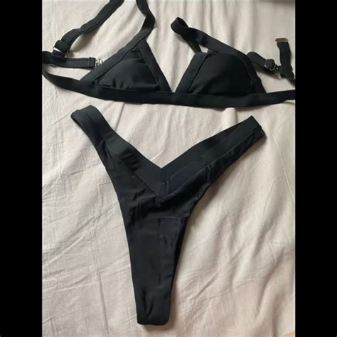 Swim Swimsuit Women Bandeau Bandage Bikini Set Pus Poshmark