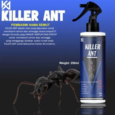 KILLER ANT 250ML REFILL SPRAY CAIRAN PALING AMPUH MEMBUNUH SEMUT OBAT