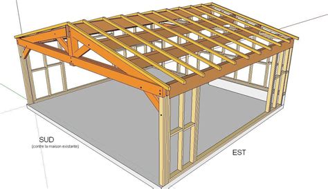 Construire Une Charpente De Garage Charpente Bois Charpente Maison Bois