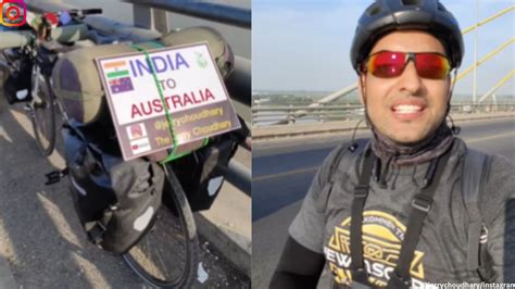 Man Documents Cycling Journey From India To Australia Netizens Applaud