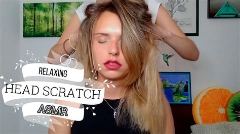 ASMR Scalp Scratch Head Massage With Hair Brushing And Soft Whispers