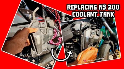 How To Replace Ns 200 Coolant Reservoir Or Tank At Home YouTube