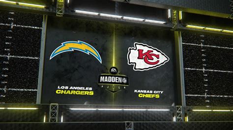 Madden 24 Los Angeles Chargers Kansas City Chiefs Week 7 Youtube