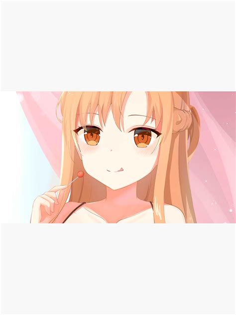 Hot Asuna Yuuki Zettai Ryouiki Tits Sword Art Online Sao Lewd Hentai Ecchi Anime Girl