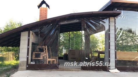 Пленка для беседки из ПВХ морозоустойчивые